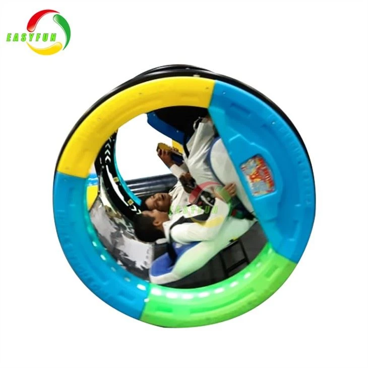 Amusement Park Kid Rides Rolling Car Game Machine
